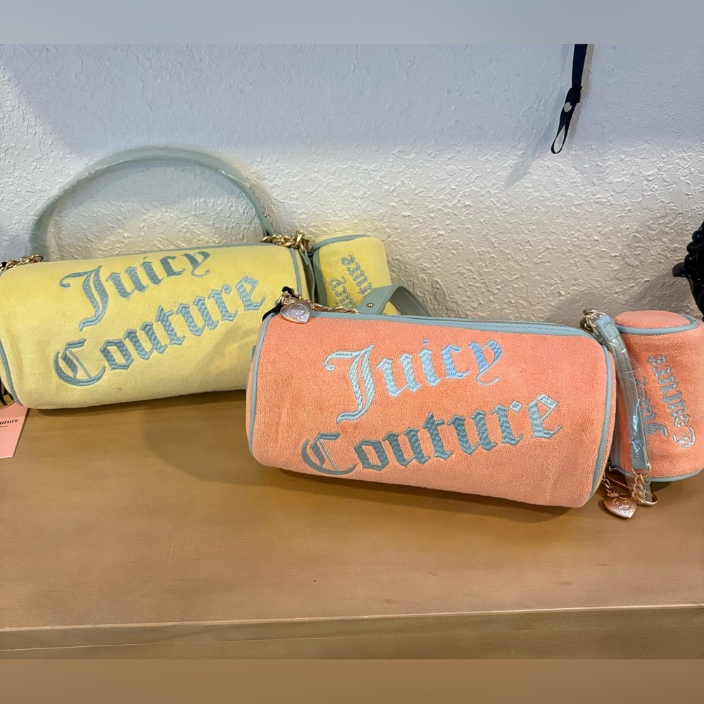 Juicy Couture Y2K Pastel Barrel Bags